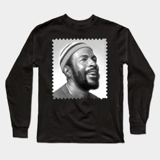 Marvin Gaye Vocal Virtuosity Long Sleeve T-Shirt